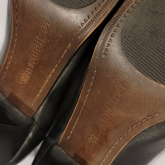 Naturalizer black leather kitten heel pumps - Picture 8 of 16